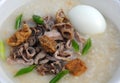 Food from the Philippines, Goto (Rice Porridge with Cow and Pig Innards) Royalty Free Stock Photo